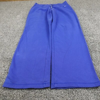Nike Pants Mens XL Blue Swoosh Warm Up Jogger Drawstring Sweatpants Gym Baggy - Image 1 of 4