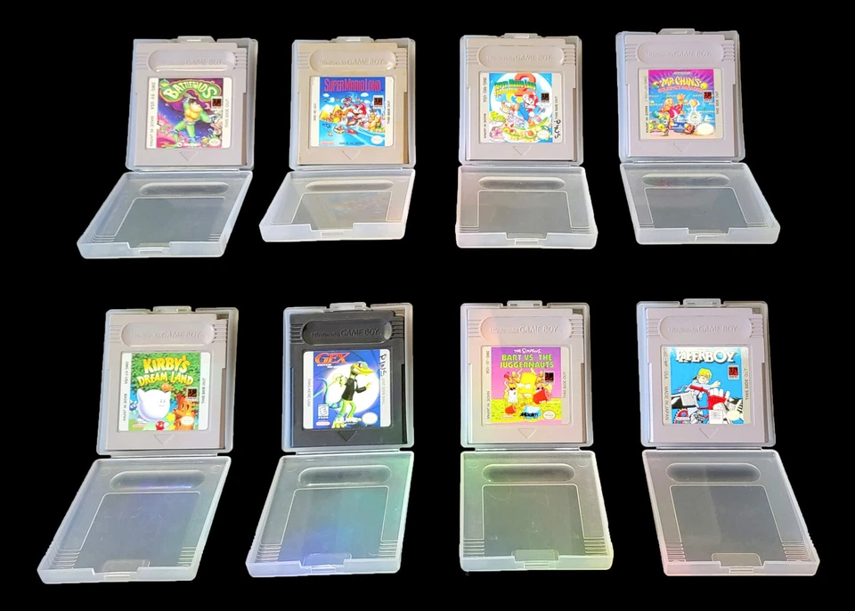 Game Boy Game Cartridges 8 Lot USED Stored in Clam Shell Cases Good Condition - Image 1 of 1