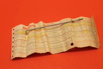 Roda dianteira NOS HONDA XL75 XR75 XL80 XR80 SPOKE A 11X146.5 PART# 97604-3113310  - Imagem 1 de 4