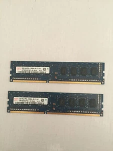 2 Hynix Memory Module 2GB 1Rx8 PC3 -10600U-9 -11-A1 HMT325U6CFR8C-H9 N0 AA 1213 - Picture 1 of 2