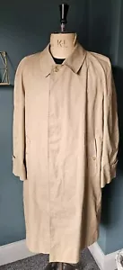 Vintage Burberry Trenchcoat Herren UK 48 Regular Beige Nova Check Mac 90er - Bild 1 von 24