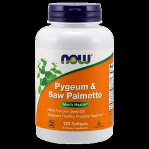Now Foods Pygeum e Saw Palmetto, 120 capsule - Imagen 1 de 2