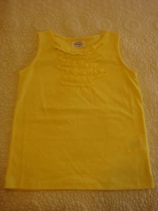 NWOT Mini Boden 4-5Y Yellow Tank (Lemon) Ruffle  - Picture 1 of 2