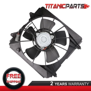 Radiator Cooling Fan Motor Assembly For 06-11 Honda Civic Coupe Sedan Left Side - Picture 1 of 9