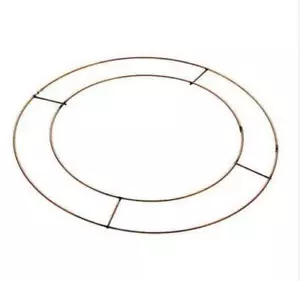 5er Pack 10 Zoll 25,4 cm Flach Kranz Ring/Rahmen Kranz basteln Weihnachten, Basteln - Bild 1 von 1