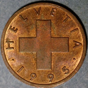 Switzerland Rappen 1995 B KM# 46 - Picture 1 of 2