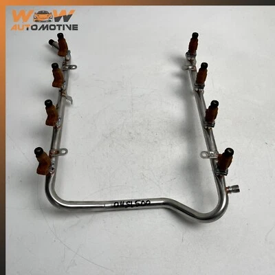 99-06 MERCEDES-BENZ CL500 SL500 S500 M113 MOTOR RIEL DE COMBUSTIBLE CON INYECTORES OEM Foto 1 de 4