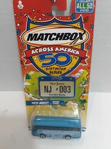 2001 MATCHBOX Car Across America 50th Birthday Series New Jersey Ikarus Coach - Picture 1 of 3