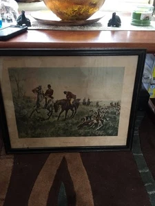 Antique Lithograph Print, "THE KILL" By BLINKS, Original Litho PRINT - Picture 1 of 3