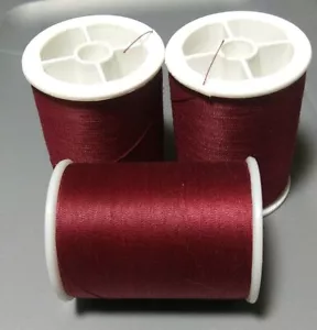 Coats & Clark Dual Duty Polyester Nähgarn 3 Spulen 280 Yard EA BERITZENROT - Bild 1 von 2