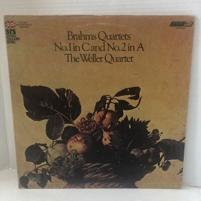 Brahms, The Weller Quartet – Quartets No.1 In C And No. 2 In A LP 1976 STS 15245 - Image 1 of 3