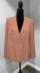Zara double-breasted blazer jacket size XL NEW - Picture 1 of 16
