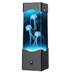 Gifts For Adults Kids Multicolor Jellyfish Lamp Usb Powered Aquarium Night Light - Picture 1 of 8
