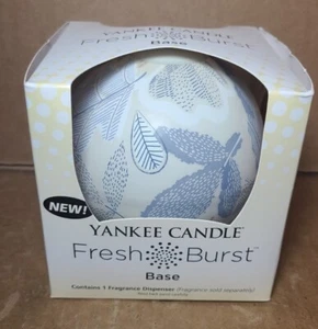 Yankee Candle BLUE LEAVES Fresh Burst Base Fragrance Dispenser RETIRED - Picture 1 of 5