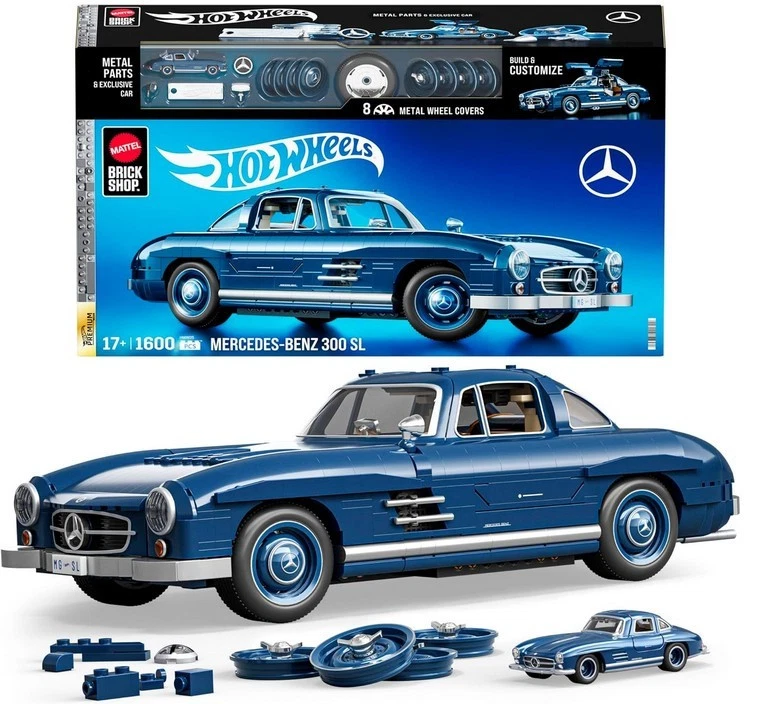 Mattel Brick Shop - Mercedes Benz 300 SL (Neu und OVP) Versandkostenfrei - Bild 1 von 1