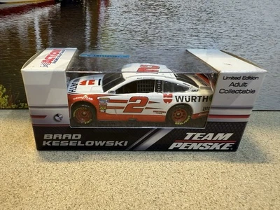 Brad Keselowski 1:64 Scale Diecast Car - 2018 Ford Fusion Wurth Limited Edition - Image 1 of 4
