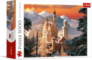 , Puzzle, Castello D'Inverno Neuschwanstein, Germania, 3000 Elementi, Qualità Pr - Foto 1 di 12