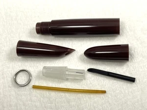 Vintage PARKER 51 Fountain Pen parts ~ DEMI VACUMATIC barrel set ~ RED ~ ExC - Picture 1 of 1