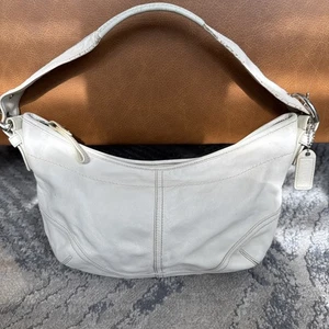 Coach Handtasche Leder Hobo Y2K Weiß - Bild 1 von 10