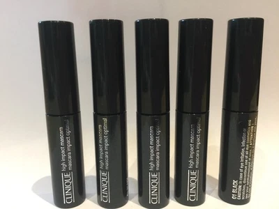 6x Clinique High Impact MASCARA Black  .14oz  NEW FRESH  -6 pack - Image 1 of 4