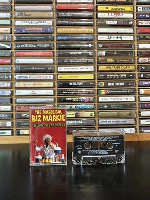 OG 1989 | The Biz Never Sleeps - The Diabolical Biz Markie Cassette VG++ - Image 1 of 4