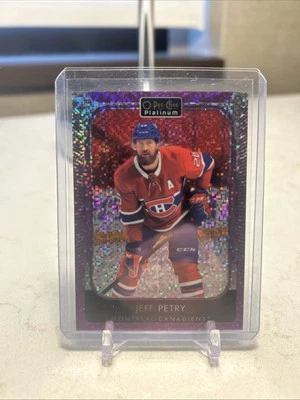 2021-22 O-Pee-Chee Platinum - Jeff Petry #53 Violet Pixels /299 - Image 1 of 2