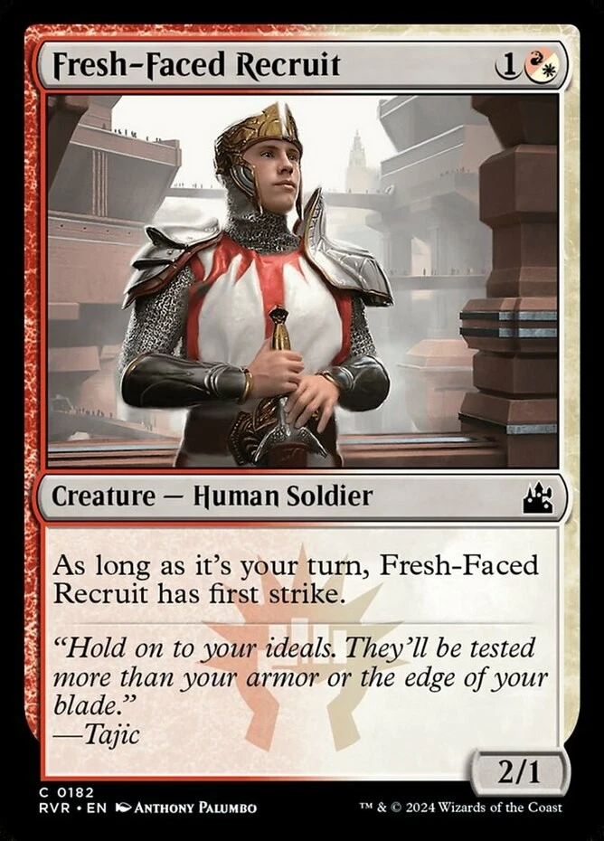 x1 Fresh-Faced Recruit - Ravnica Remastered - NM - MTG - Image 1 of 1
