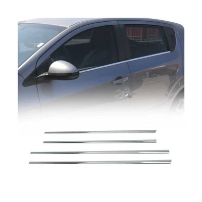 Window Molding Trim for Chevrolet Sonic 2012-2015 Hatchback Stainless Steel 4Pcs - Image 1 of 4