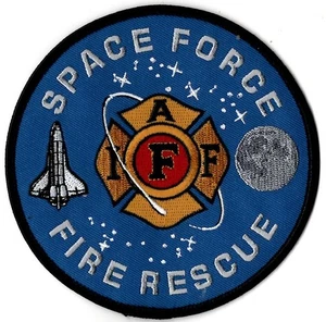 USAF SPACE FORCE FIRE RESCUE MILITARY PATCH - Bild 1 von 1