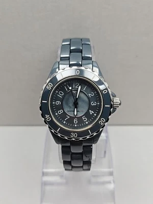 Isaac Mizrahi Reloj de Cuarzo de Cerámica Viva Mujer Buzo Madreperla Batería Nueva Foto 1 de 4