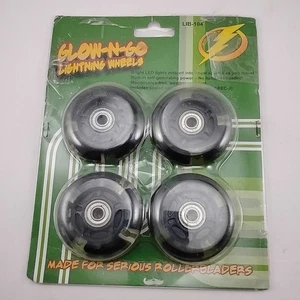 Glow-N-Go Lightning Wheels - Light Up Inline Skate Ersatz Set - Bild 1 von 4