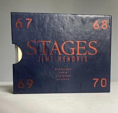 Jimi Hendrix Stages 4 Cassette Tapes Live Box Set 67 68 69 70 Like New 1991 - Image 1 of 4