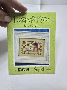 Lizzie Kate Farm Sampler Snippet #598 Counted Cross Stitch Pattern - Picture 1 of 3