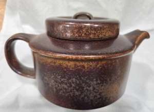 Arabia RUSKA Ulla Procope Teapot Tea Pot w/ Infuser Finland 1960 EUC MCM Cottage - Picture 1 of 11