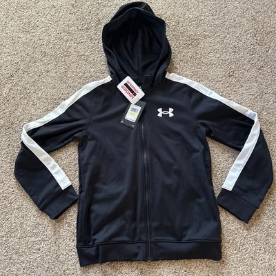 Chándal Under Armour Juvenil con Cremallera con Capucha Talla YMD NEGRO Nuevo con Etiquetas Foto 1 de 4
