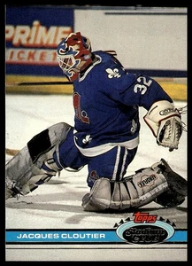 Jacques Cloutier 1991-92 Stadium Club #166 - Imagen 1 de 2