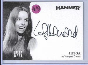 Hammer Horror Proof Auto LW1 Lalla Ward as Helga 4/9 Unstoppable UK - Picture 1 of 2