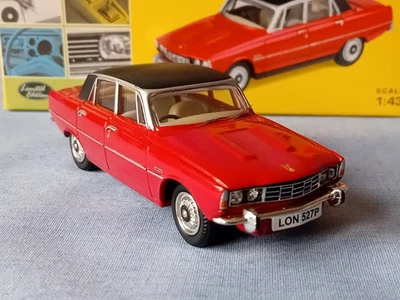 LLEDO VANGUARDS 1:43 SCALE - ROVER 3500 V8 - MONZA RED - LTD EDT - VA06502. - Image 1 of 4