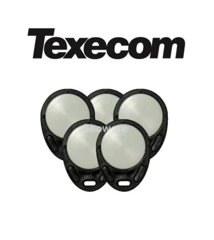 Texecom Premier Elite Genuine Proximity Tags Fobs CDB-0001 pack Of 5 New. - Image 1 of 1