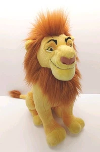 Disney Store The Lion King Mufasa 16" Big Plush Stuffed Animal Toy Simba's Dad - Picture 1 of 8