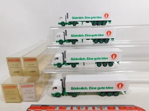 4x wiking H0 1:87 24 543 Cool - Trailer / Sz MB Latte Sud S.G Mint + Box # - Foto 1 di 5