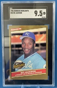 1986 Donruss Highlights - Bo Jackson #43 (RC) - Picture 1 of 2