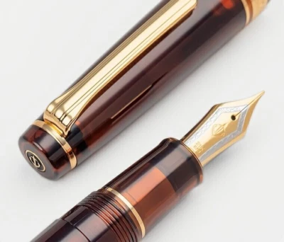 Pluma Estilográfica Sailor X Wancher Professional Gear 21K Marrón Moca EF Nueva en Caja Foto 1 de 2