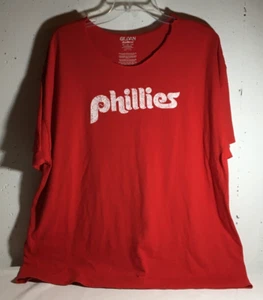 Gildan Phillies T-Shirt Rot Größe: 2XL - Bild 1 von 3