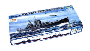 TRUMPETER 05724 Military Model 1/700 War Ship USS BALTIMRE CA-68 1943 P5724 - Bild 1 von 1