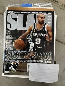 Tony Parker San Antonio Spurs autographed SLAM JSA Signed Magazine - Picture 1 of 2
