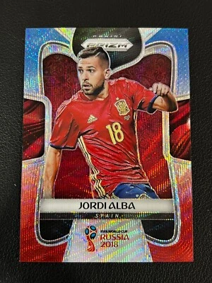 2018 Panini Prizm World Cup Russia #203 Jordi Alba Red White Blue Prizm Spain - Image 1 of 2