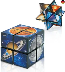 Euklidischer Würfel Star Cube Magic Cube Set, Transforming Cubes Magic Puzzle - Bild 1 von 15