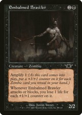 Magic MTG Tradingcard Legions 2003 Embalmed Brawler 69/145