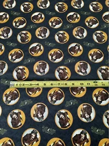 AC/DC High Voltage Angus Young 100% Cotton Fabric By The Half Yard Springs Creat - Picture 1 of 4